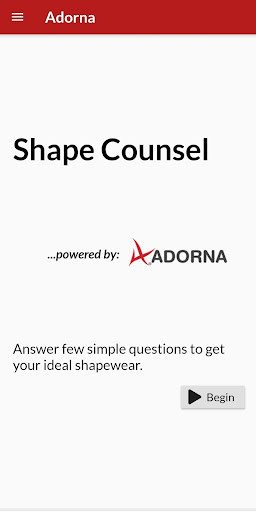 Run android online APK Shape Counsel, powered by Adorna Shapewear from MyAndroid or emulate Shape Counsel, powered by Adorna Shapewear using MyAndroid