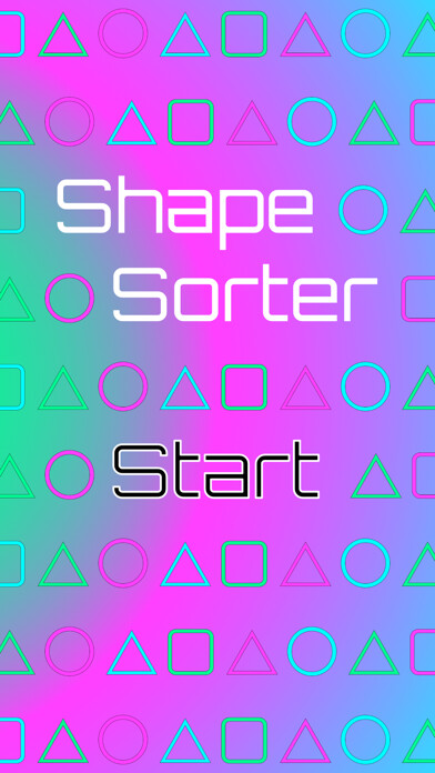 Emulate iPhone app Shape Sorter - A Matching Game using MyAndroid