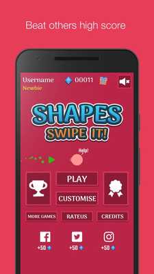 Emulate Android APK Shapes : Swipe it
