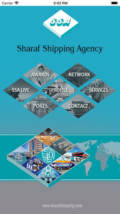 Emulate iPhone app Sharaf Shipping Agency using MyAndroid