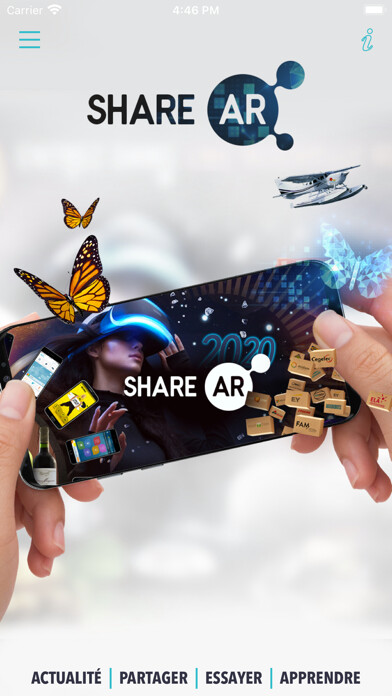 Emulate iPhone app Share-AR using MyAndroid