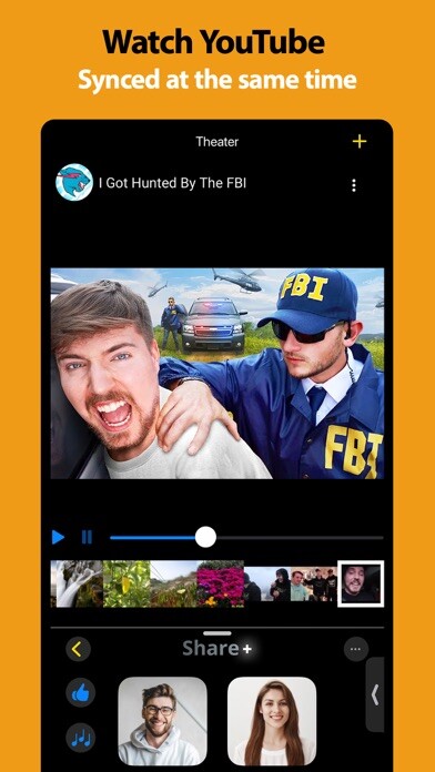 Emulate iPhone app Share+: FaceTime Watch Party using MyAndroid Emulate iPhone app Share+: FaceTime Watch Party using MyAndroid