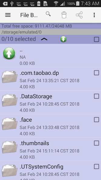 Run android online APK Share Folder from MyAndroid or emulate Share Folder using MyAndroid