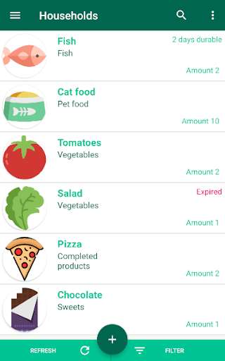 Run android online APK Sharehold: Smart fridge and household manager from MyAndroid or emulate Sharehold: Smart fridge and household manager using MyAndroid
