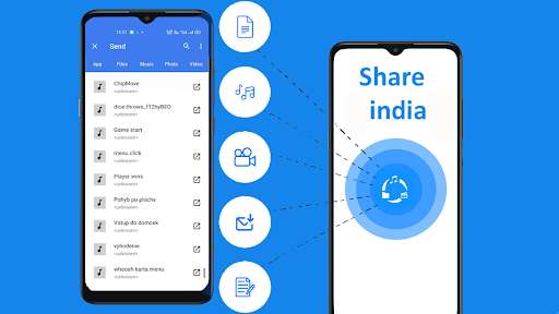 Run android online APK Share india : File Transfer & Sharing App from MyAndroid or emulate Share india : File Transfer & Sharing App using MyAndroid