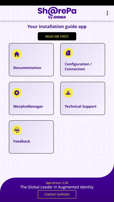 Emulate iPhone app SharePa by Idemia using MyAndroid