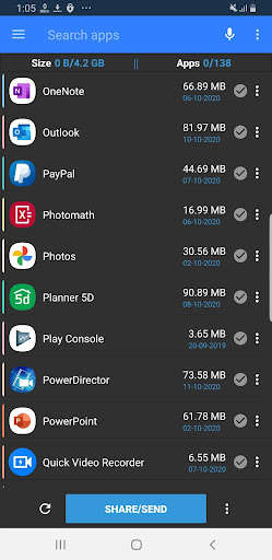 Run android online APK -Share/Send-Backup - Bluetooth/WI-FI Direct from MyAndroid or emulate -Share/Send-Backup - Bluetooth/WI-FI Direct using MyAndroid