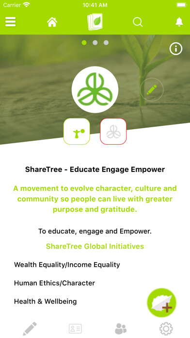 Emulate iPhone app ShareTree using MyAndroid