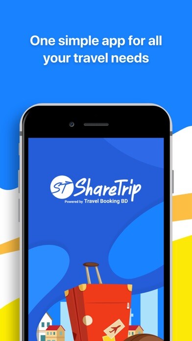 Emulate iPhone app ShareTrip: Book Flight & Hotel using MyAndroid