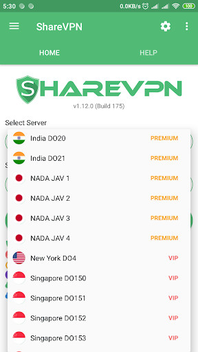 Run android online APK ShareVPN from MyAndroid or emulate ShareVPN using MyAndroid