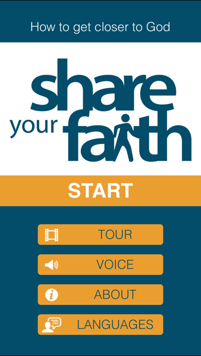 Emulate iPhone app Share Your Faith using MyAndroid
