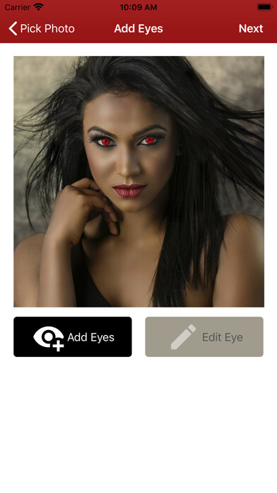 Emulate iPhone app Sharingan Eye - Change Color using MyAndroid