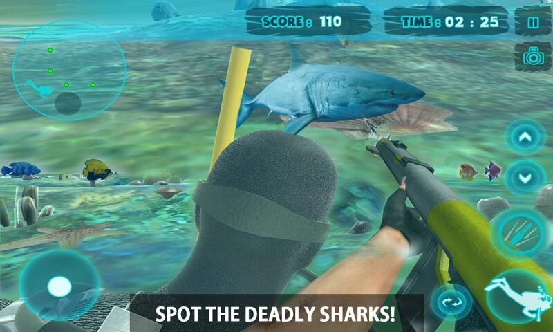 Run android online APK Shark Attack Spear Fishing 3D from MyAndroid or emulate Shark Attack Spear Fishing 3D using MyAndroid