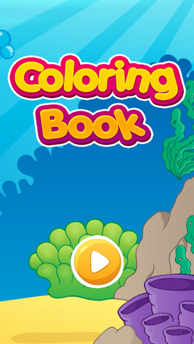 Emulate iPhone app Shark & SeaAnimal Coloring Book Games using MyAndroid