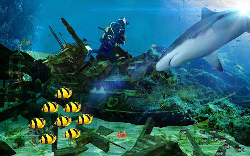 Run android online APK Shark simulator 2022 from MyAndroid or emulate Shark simulator 2022 using MyAndroid