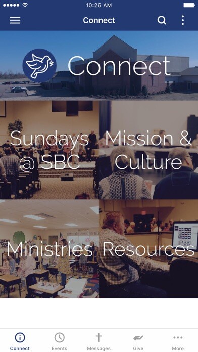 Emulate iPhone app Sharon Baptist Church using MyAndroid Emulate iPhone app Sharon Baptist Church using MyAndroid
