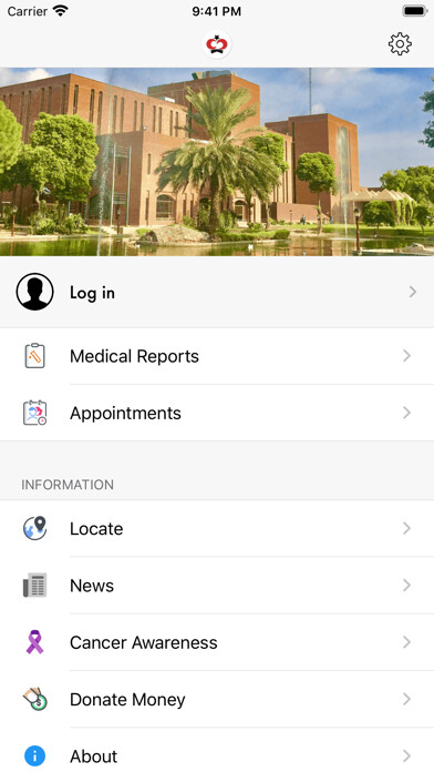 Emulate iPhone app Shaukat Khanum App using MyAndroid