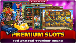 Emulate iPhone app S&H Casino - FREE Premium Slots and Card Games using MyAndroid