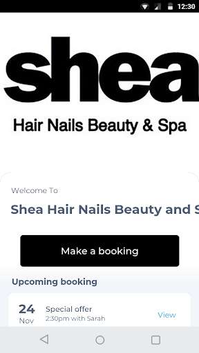 Run android online APK Shea Hair Nails Beauty and Spa from MyAndroid or emulate Shea Hair Nails Beauty and Spa using MyAndroid
