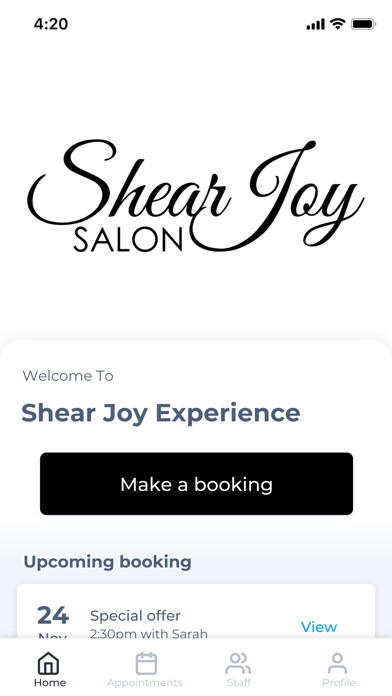Emulate iPhone app Shear Joy Experience using MyAndroid