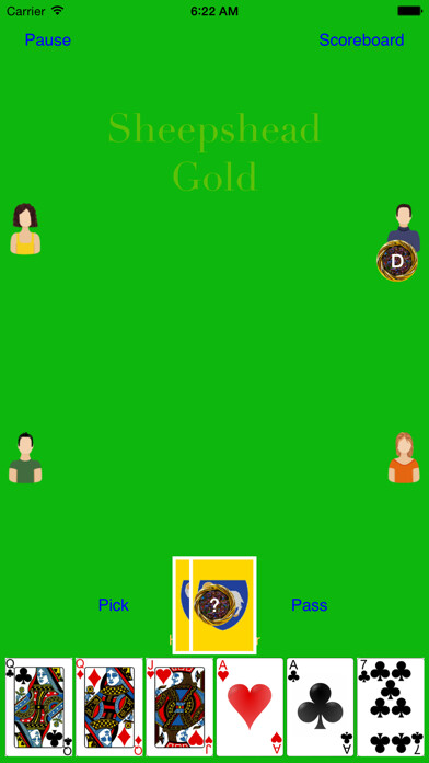 Emulate iPhone app Sheepshead Gold using MyAndroid