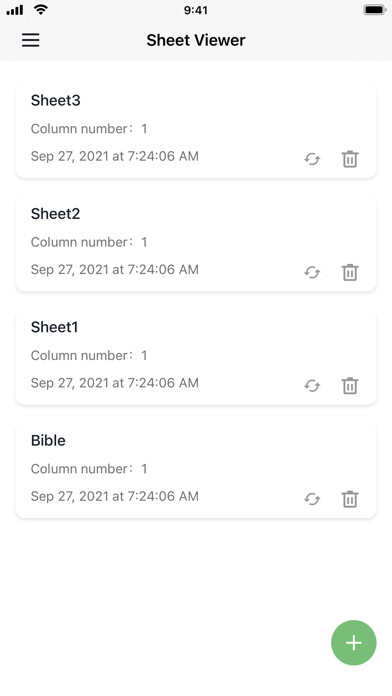 Emulate iPhone app Sheet Viewer using MyAndroid
