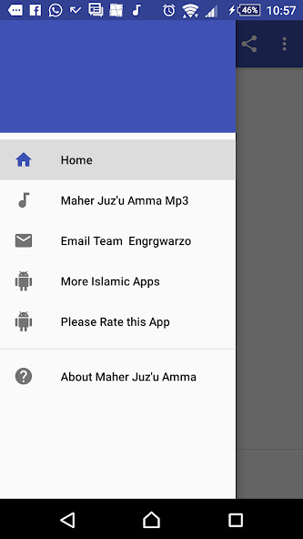 Run android online APK Sheikh Maher Juz Amma mp3 from MyAndroid or emulate Sheikh Maher Juz Amma mp3 using MyAndroid