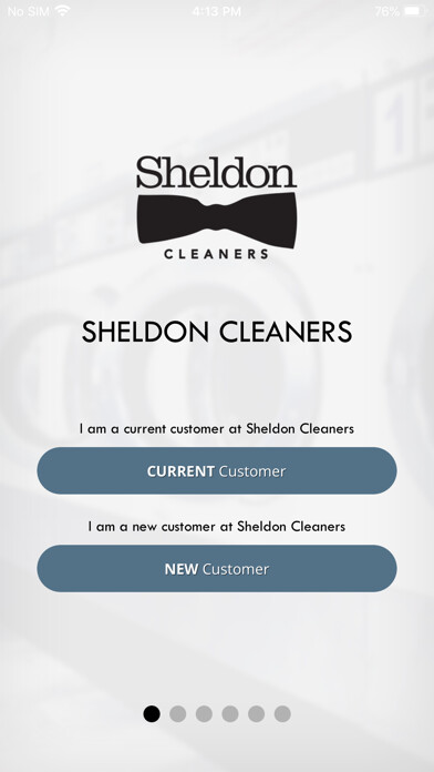 Emulate iPhone app Sheldon Cleaners using MyAndroid