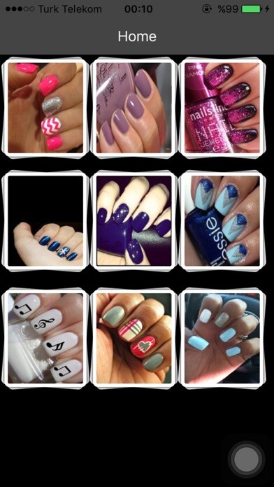 Emulate iPhone app Shellac Nails: The Best Shellac Nail Polish Designs using MyAndroid