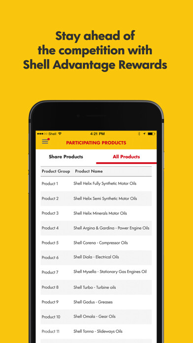 Emulate iPhone app Shell Advantage Rewards(SHARE) using MyAndroid