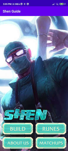 Run android online APK Shen Guide by Shending Help - League of Legends from MyAndroid or emulate Shen Guide by Shending Help - League of Legends using MyAndroid