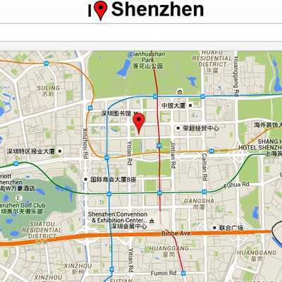 Emulate Android APK Shenzen Map