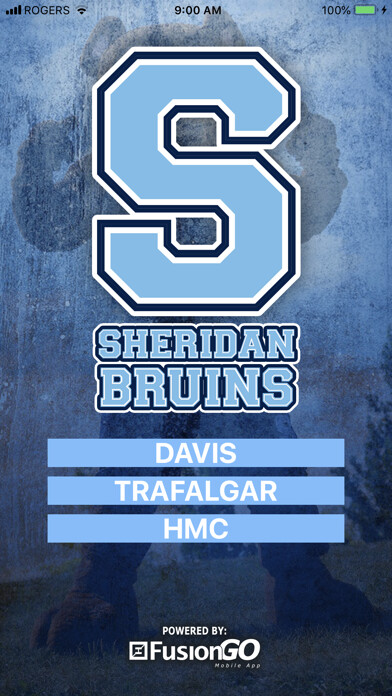 Emulate iPhone app Sheridan Athletics using MyAndroid