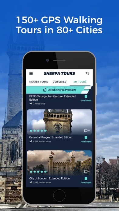 Run android online APK Sherpa: AR Walking City Tours from MyAndroid or emulate Sherpa: AR Walking City Tours using MyAndroid