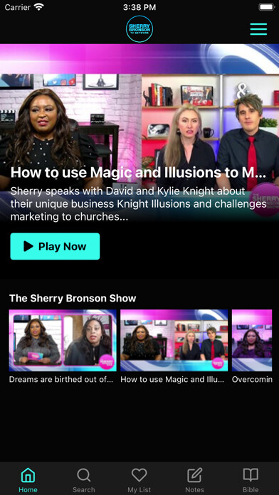 Emulate iPhone app Sherry Bronson TV Network using MyAndroid Emulate iPhone app Sherry Bronson TV Network using MyAndroid