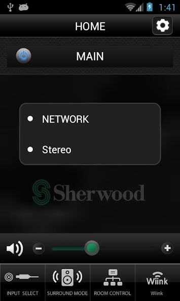 Run android online APK Sherwood Remote from MyAndroid or emulate Sherwood Remote using MyAndroid