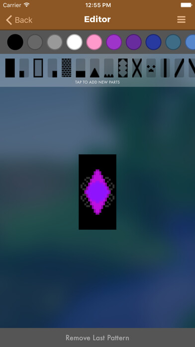 Emulate iPhone app Shield Designer for Minecraft using MyAndroid Emulate iPhone app Shield Designer for Minecraft using MyAndroid