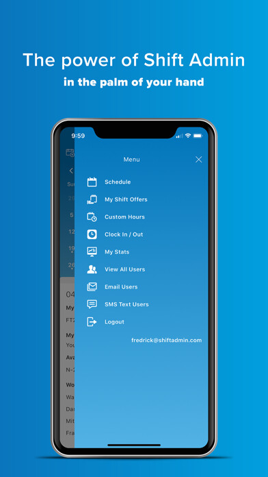 Emulate iPhone app Shift Admin using MyAndroid Emulate iPhone app Shift Admin using MyAndroid