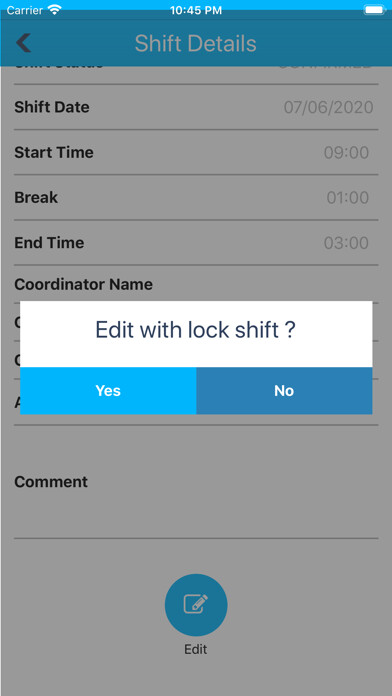 Emulate iPhone app ShiftCaddy using MyAndroid