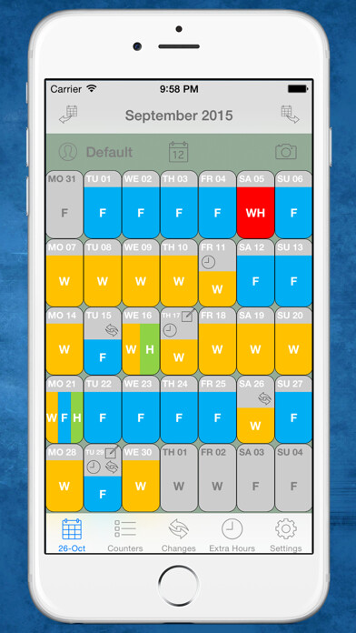 Emulate iPhone app Shift Cal - CuadraTurnos PRO using MyAndroid Emulate iPhone app Shift Cal - CuadraTurnos PRO using MyAndroid