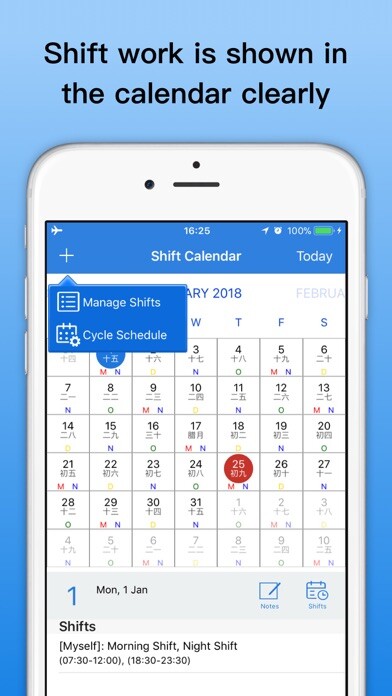 Emulate iPhone app Shift Calendar / Schedule using MyAndroid Emulate iPhone app Shift Calendar / Schedule using MyAndroid