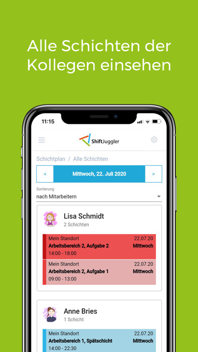 Emulate iPhone app ShiftJuggler using MyAndroid Emulate iPhone app ShiftJuggler using MyAndroid