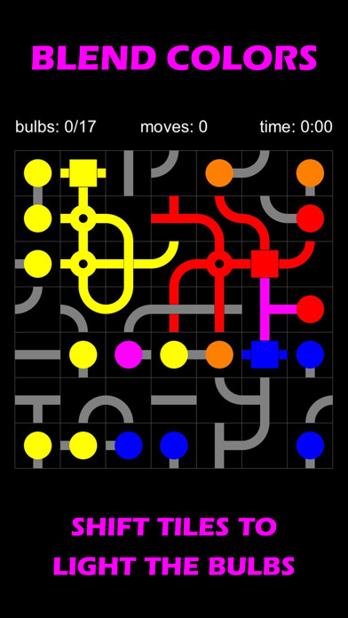 Emulate iPhone app Shift Light Puzzle using MyAndroid Emulate iPhone app Shift Light Puzzle using MyAndroid