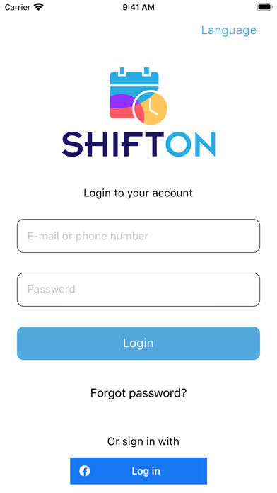 Emulate iPhone app Shifton work scheduling using MyAndroid Emulate iPhone app Shifton work scheduling using MyAndroid