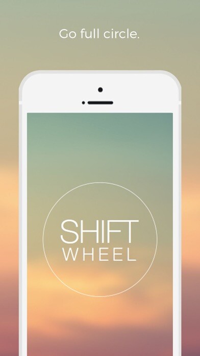 Emulate iPhone app SHIFT - Wheel of Life using MyAndroid