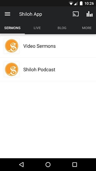 Emulate iPhone app Shiloh Church Jax using MyAndroid Emulate iPhone app Shiloh Church Jax using MyAndroid