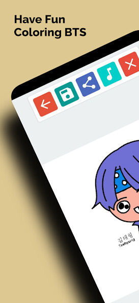 Run android online APK Shimeji Coloring BTS Art from MyAndroid or emulate Shimeji Coloring BTS Art using MyAndroid