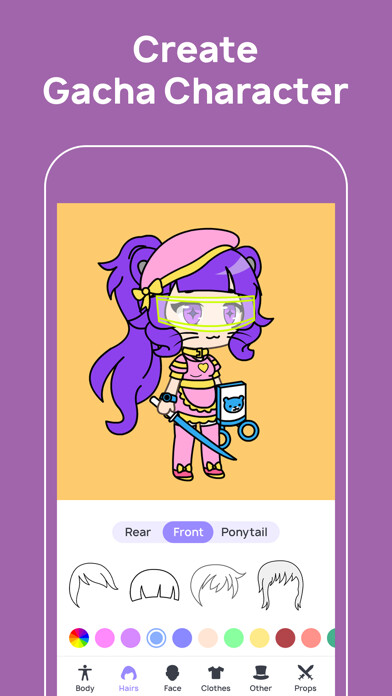 Emulate iPhone app Shimeji Gacha Star Maker! using MyAndroid
