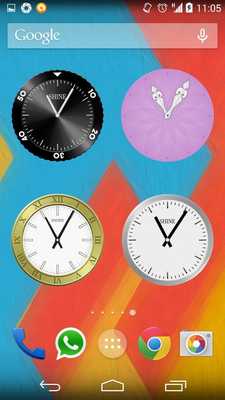 Emulate Android APK Shine Analog Clock Widget Emulate Android APK Shine Analog Clock Widget