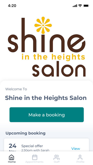 Run android online APK Shine in the Heights Salon from MyAndroid or emulate Shine in the Heights Salon using MyAndroid